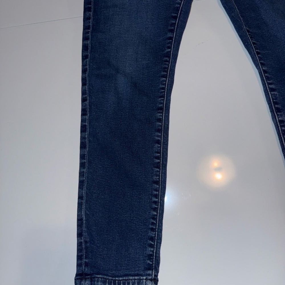 LOFT Women's Modern Skinny Jeans 30/10 Blue Dark Wash Denim Button Fly - Picture 2 of 11